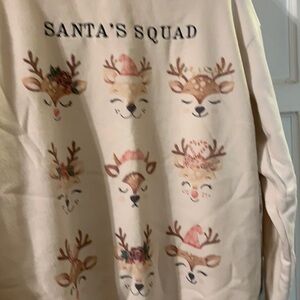 NIKXUE PULLOVER  XMAS SWEATER SZ XS. FITS A LARGE